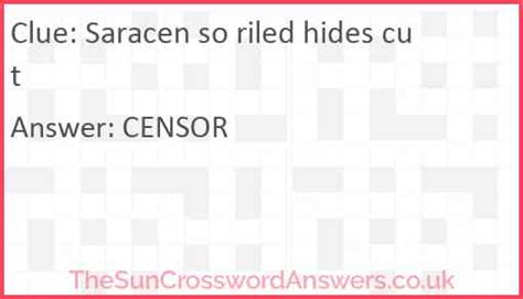 saracen crossword clue|Saracens .